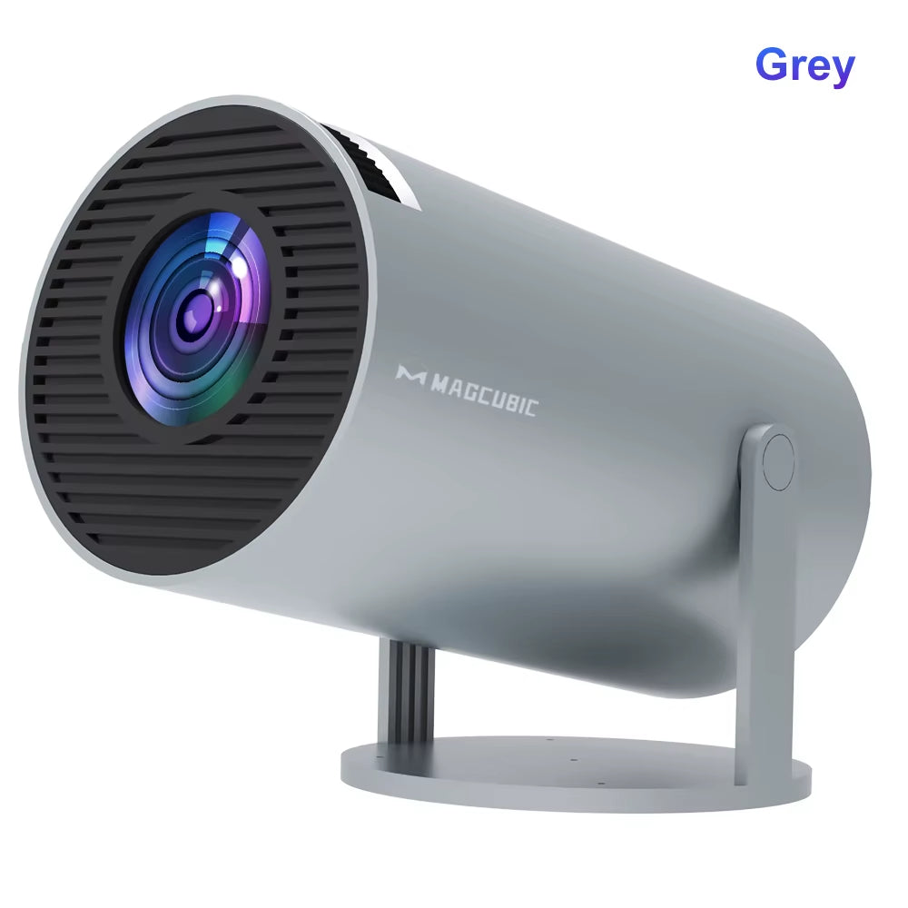 Projector Android14 8K 1280*720P HY300 Pro Dual Wifi 290ANSI 180 Flexible BT5.0 Cinema Outdoor Portable Projetor